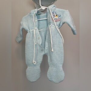 Vintage 90’s Newborn Baby Rocking Horse Jumpsuit Bodysuit